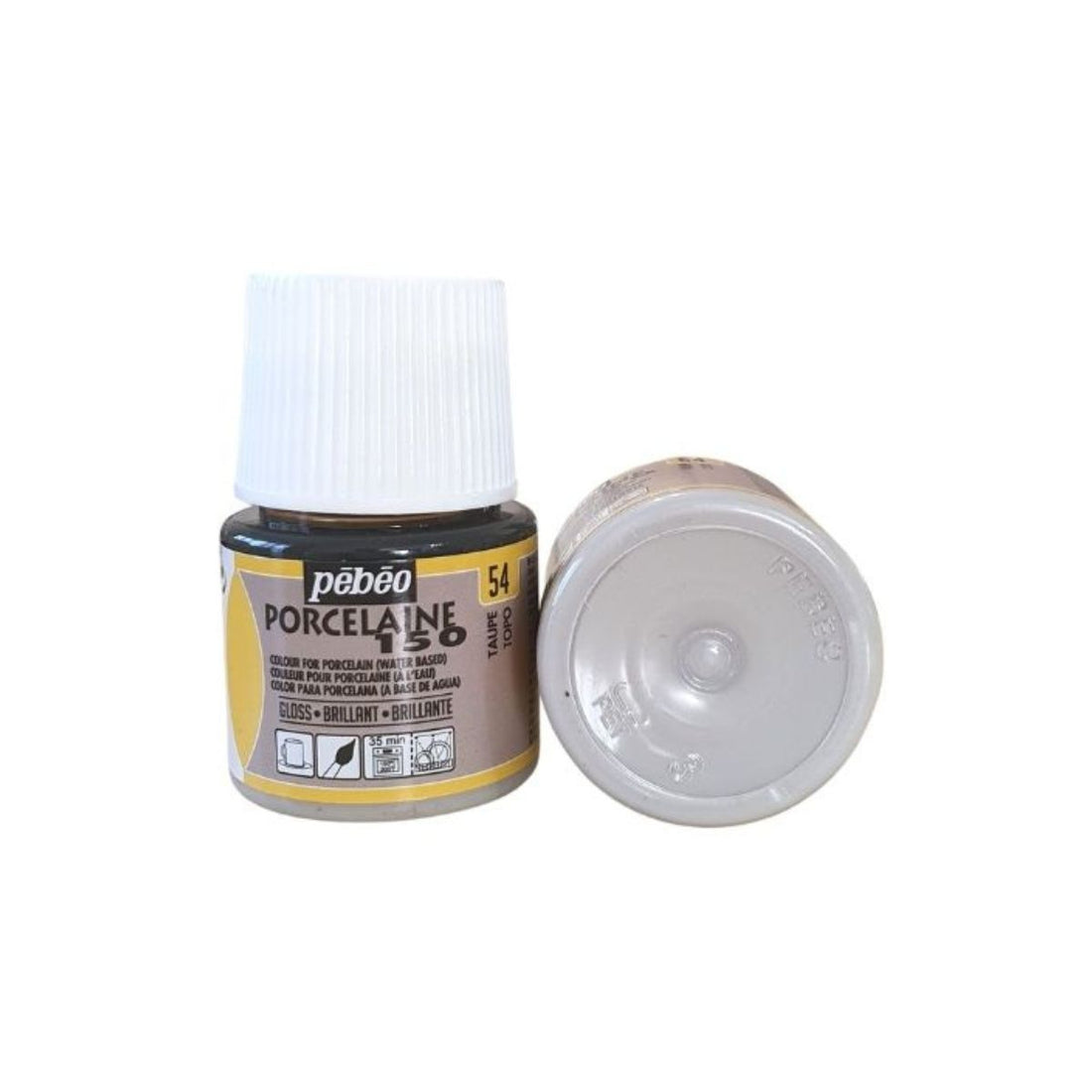 pebeo porcelaine paint taupe