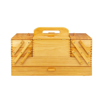 pinewood sewing box, cantilever