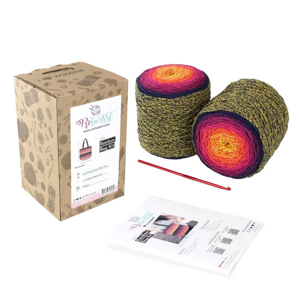 retwisst diy crochet bag kit