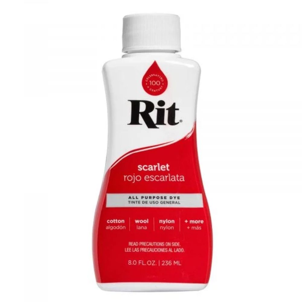 scarlet red fabric dye