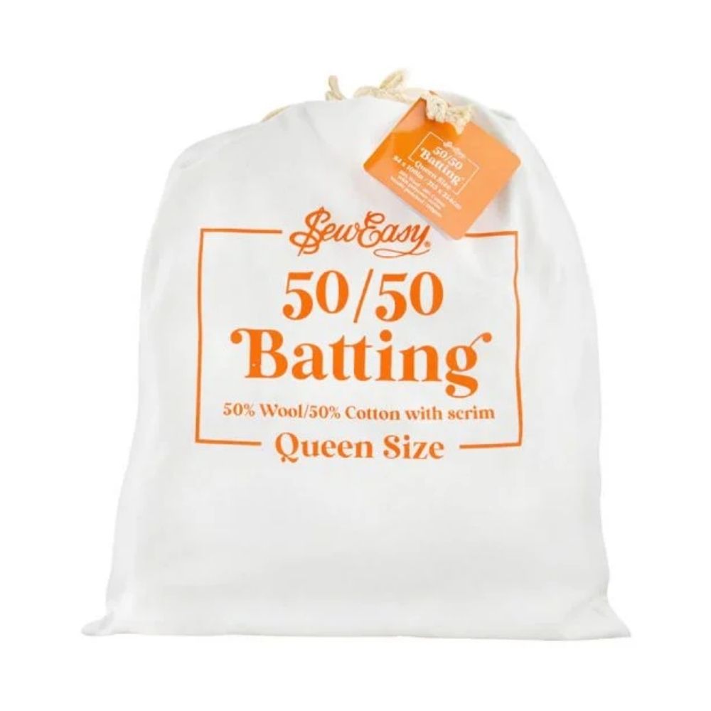 SEw Easy 50/50 batting queen size