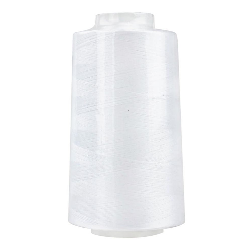 white cotton thread for quilting and sewing