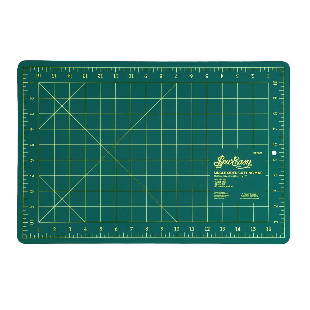 green cutting mat for sewing and crafts 