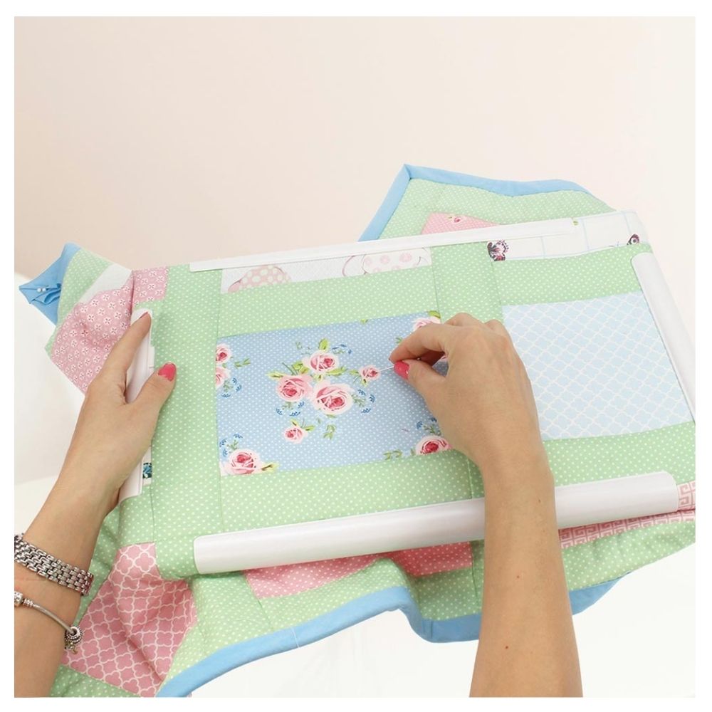 square embroidery and quilting frame