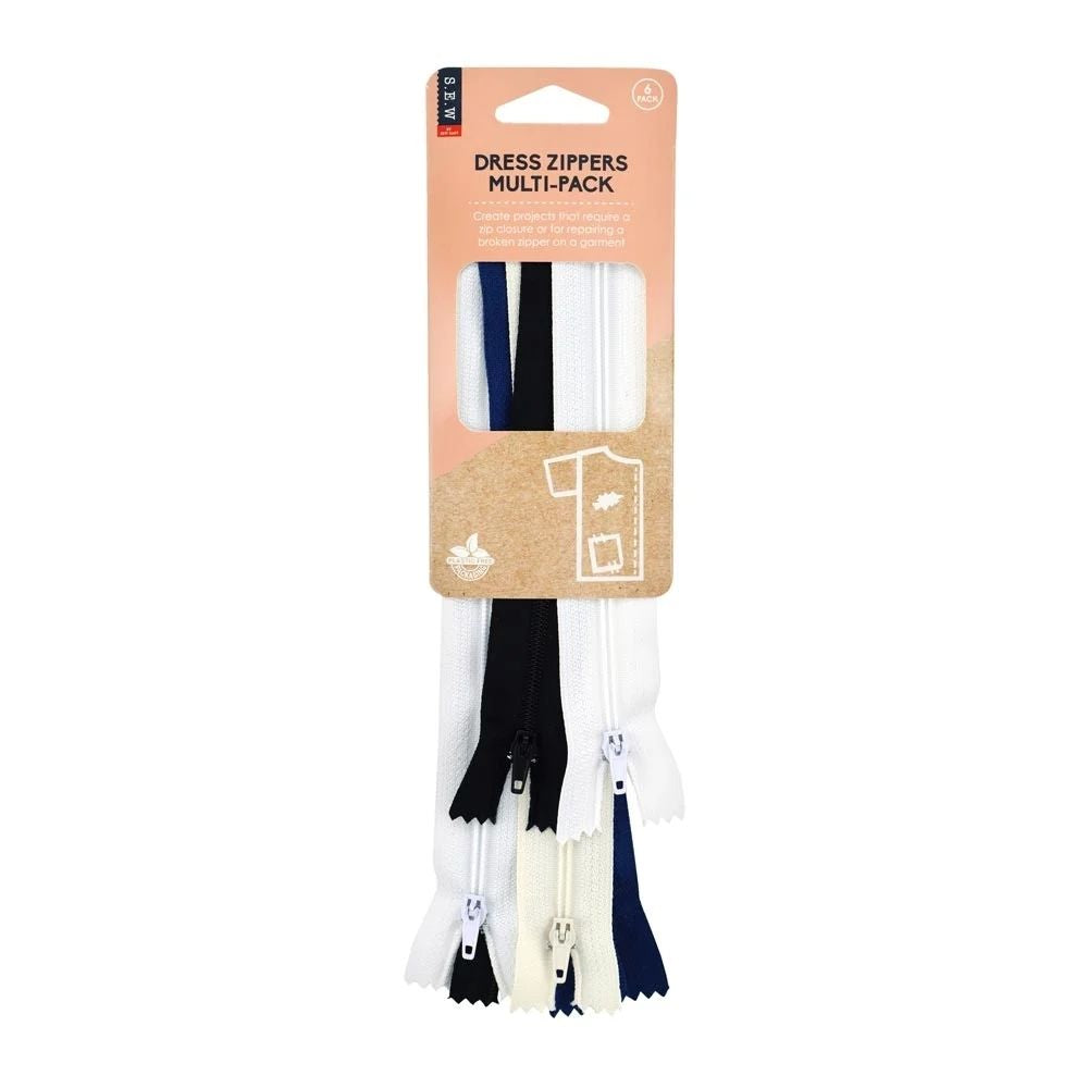 zippers for dressmaking and crafts