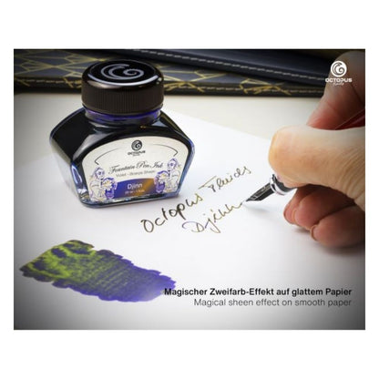 violet fountain pen ink