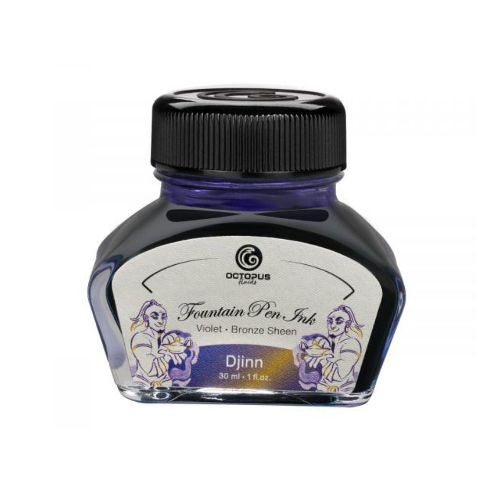 bronze and violet two tone ink