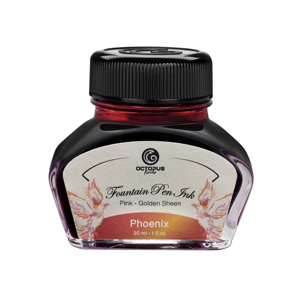Hene Ink Pens Fountain Pen Ink, Two Tone Sheen Effect, Phoenix Orange – Homes N Living