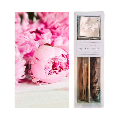 peony and blush suede incense set