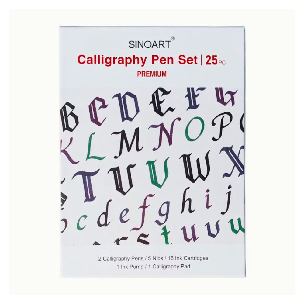 sinoart calligraphy set with pen and pad