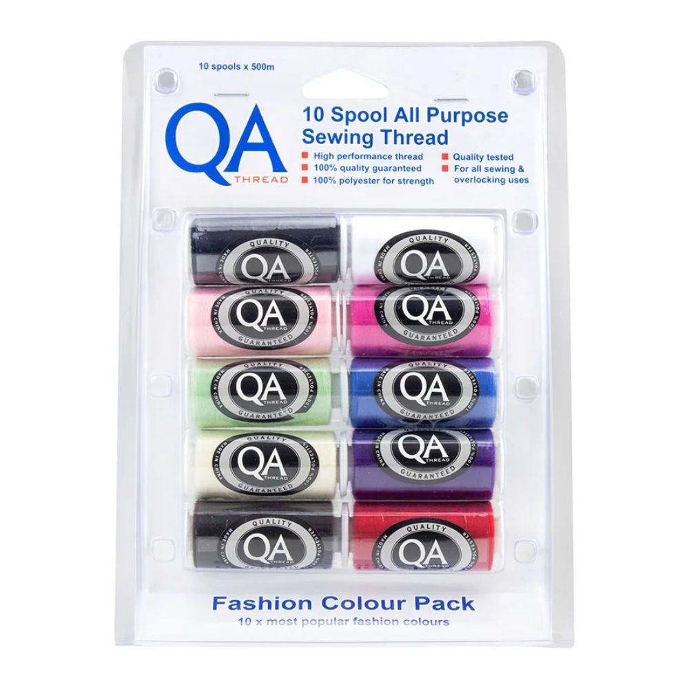 sewing thread in assorted colours