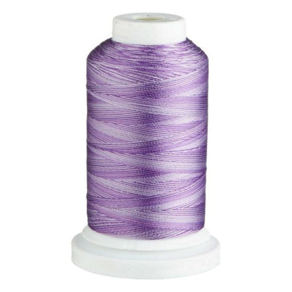 variegated rayon viscose thread purple