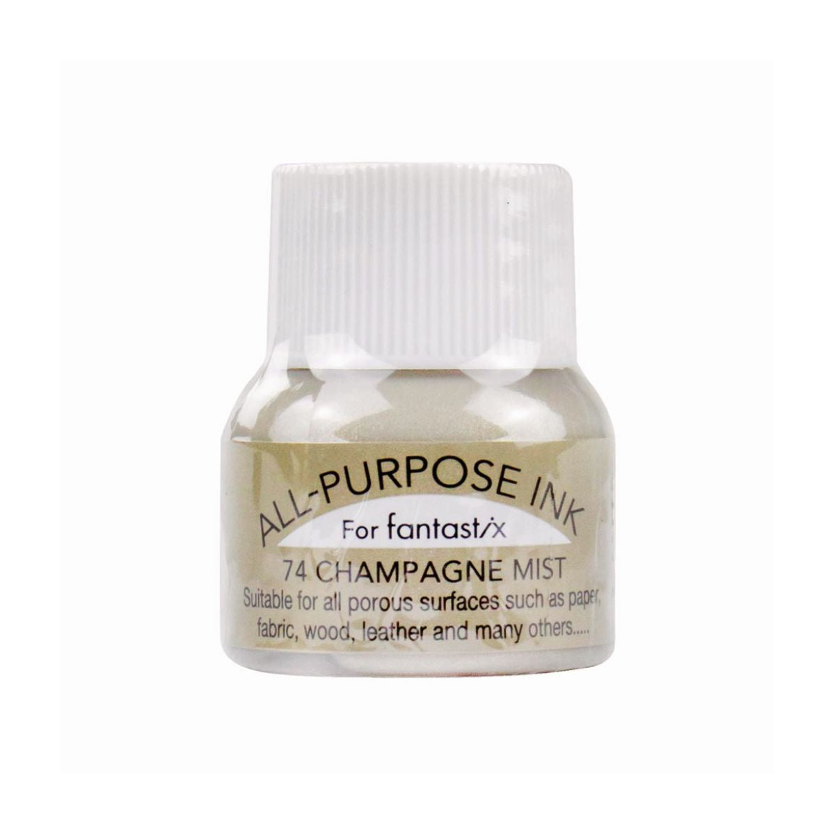 Tsukineko All Purpose Ink Bottle 15ml, Champagne Mist