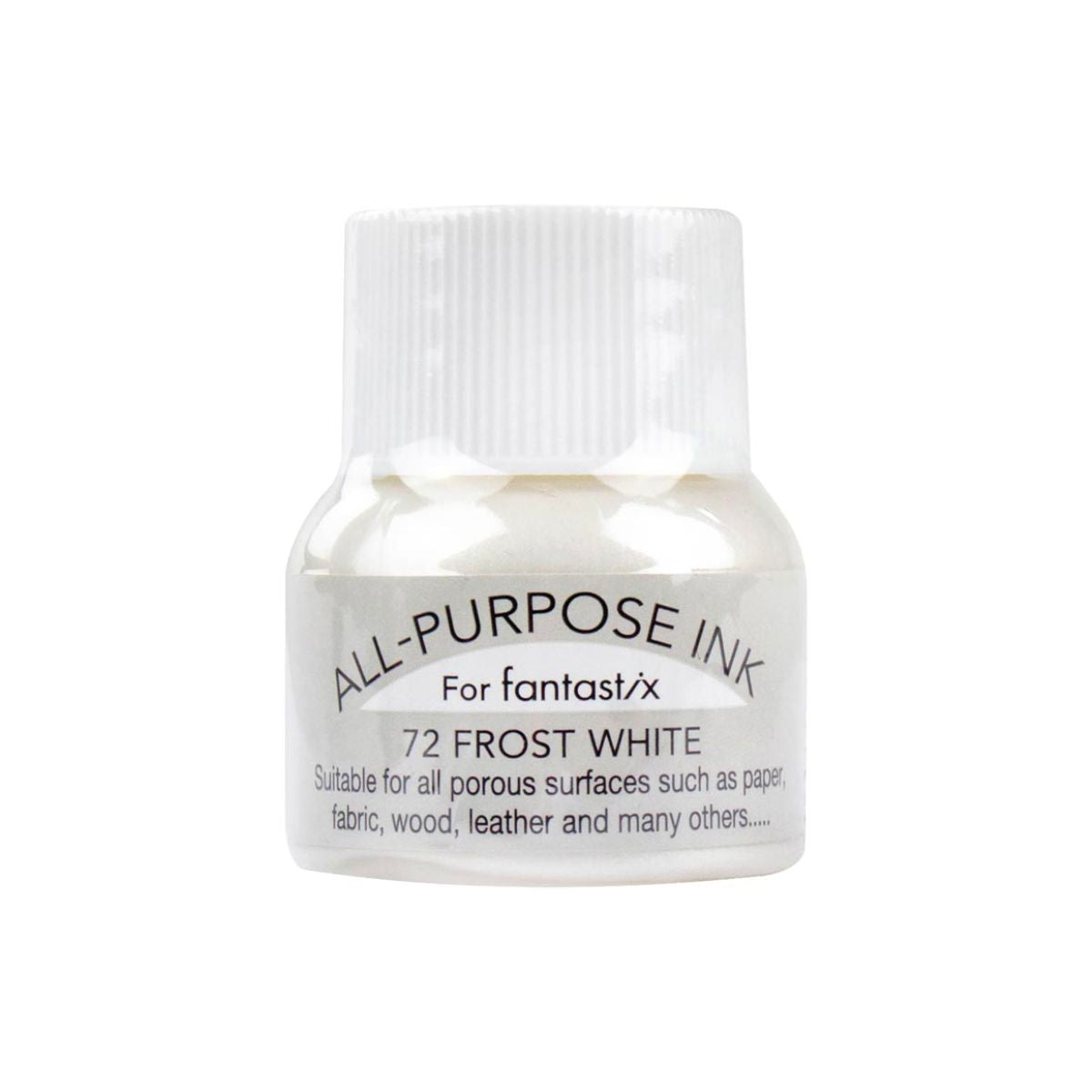 tsukineko all purpose ink bottle frost white 15ml