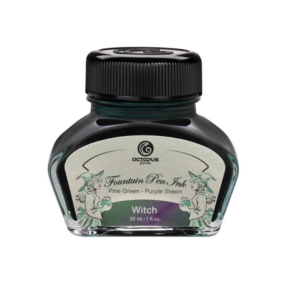 witch green fountain pen ink