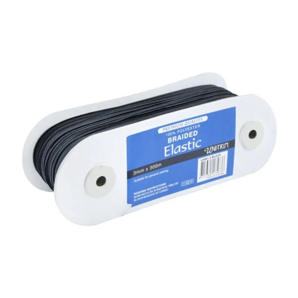 premium black sewing elastic