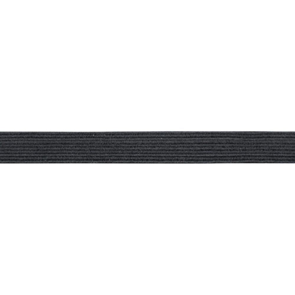 premium braided elastic black