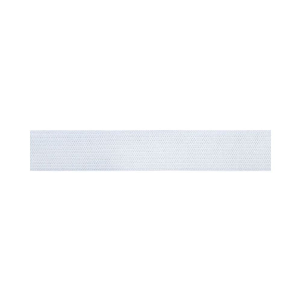 double knitted elastic white