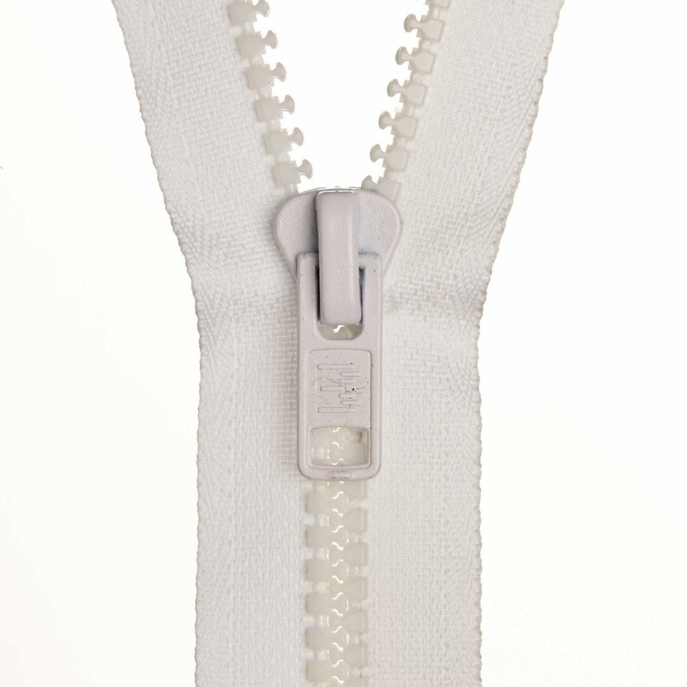 chunky closed ended zips for sewing