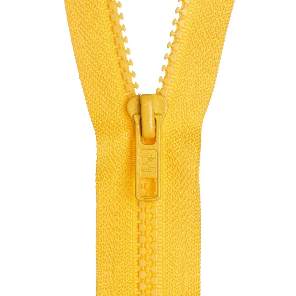 chunky daffodil zippers for sewing projects