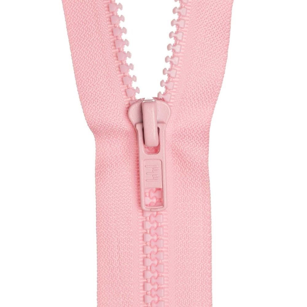 chunky bright pink zips for sewing