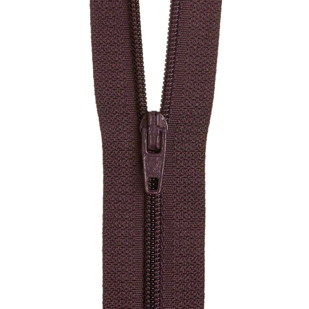 eggplant zip for sewing