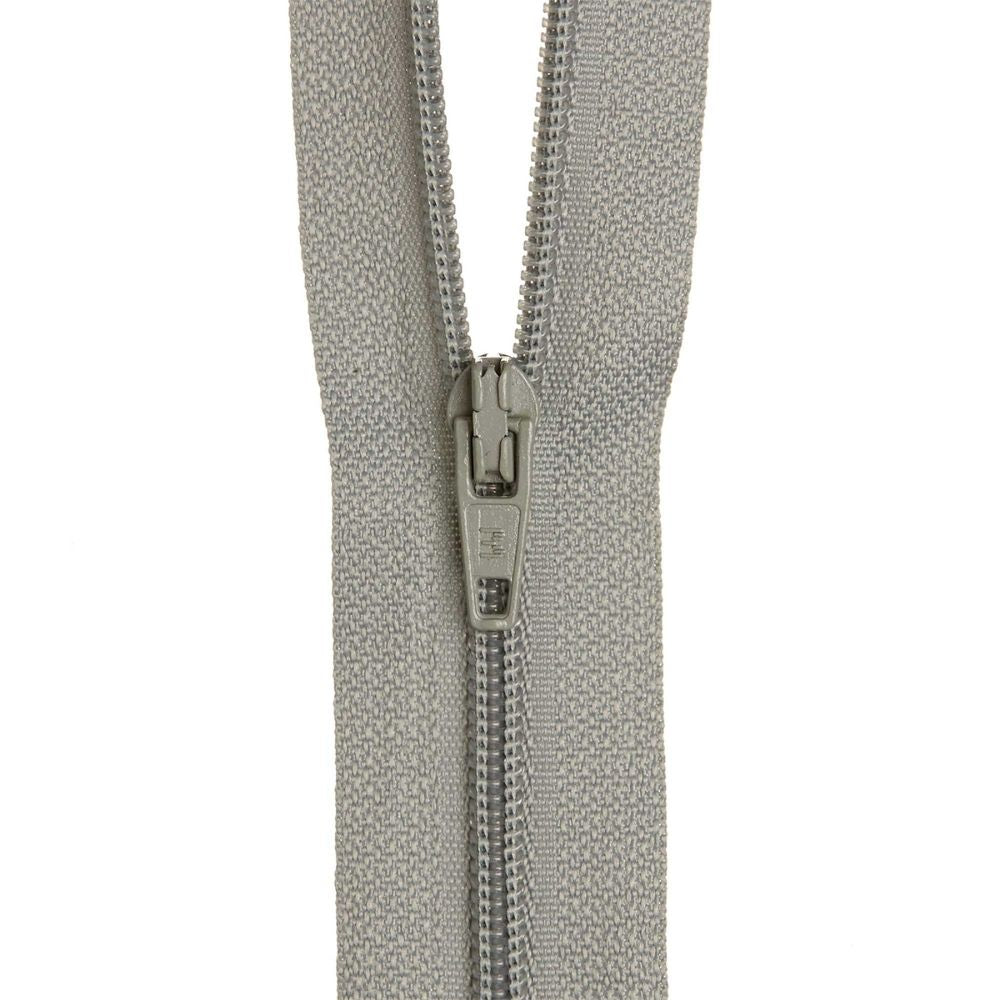 pearl grey nylon zip for sewing