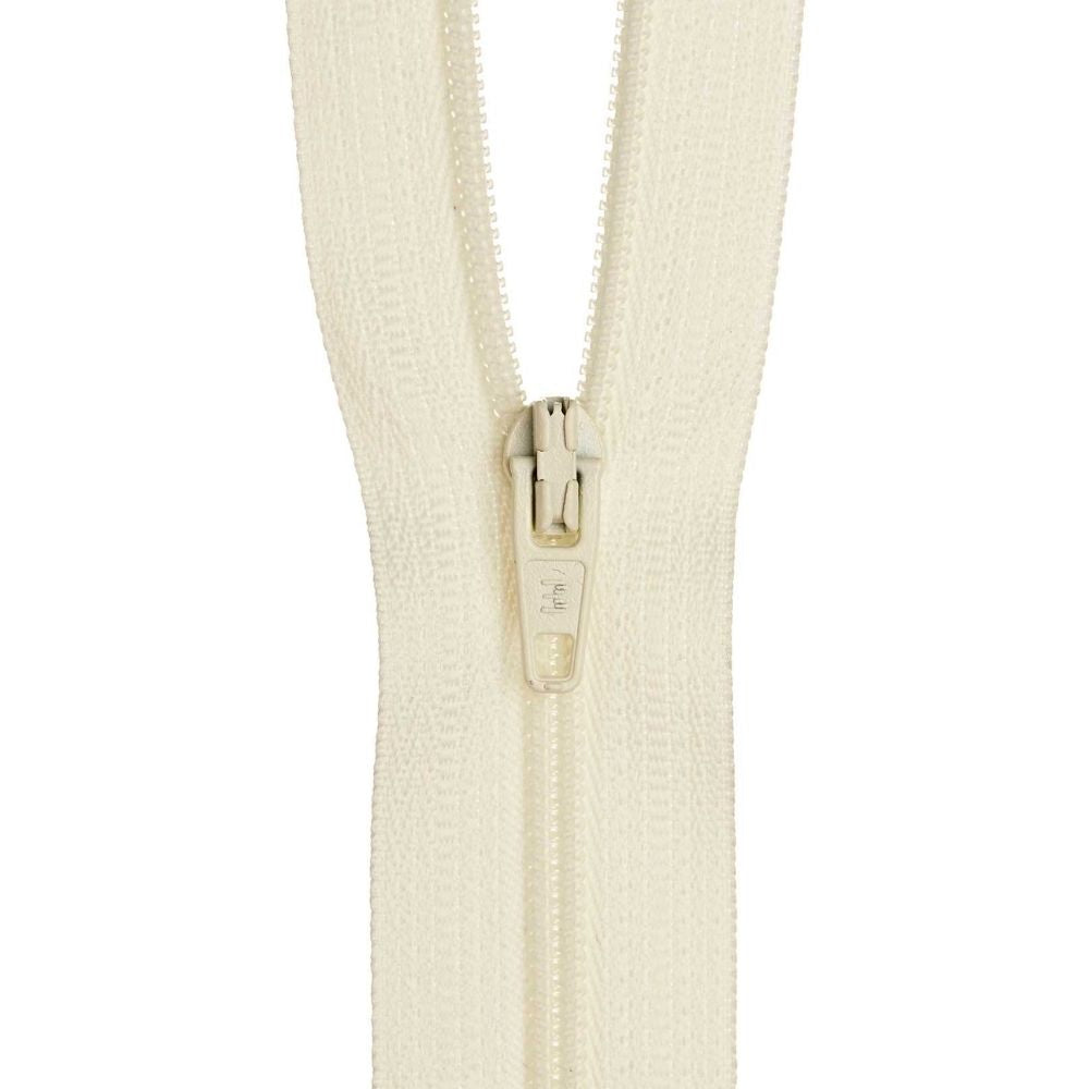 cream zipper for dress and sewing