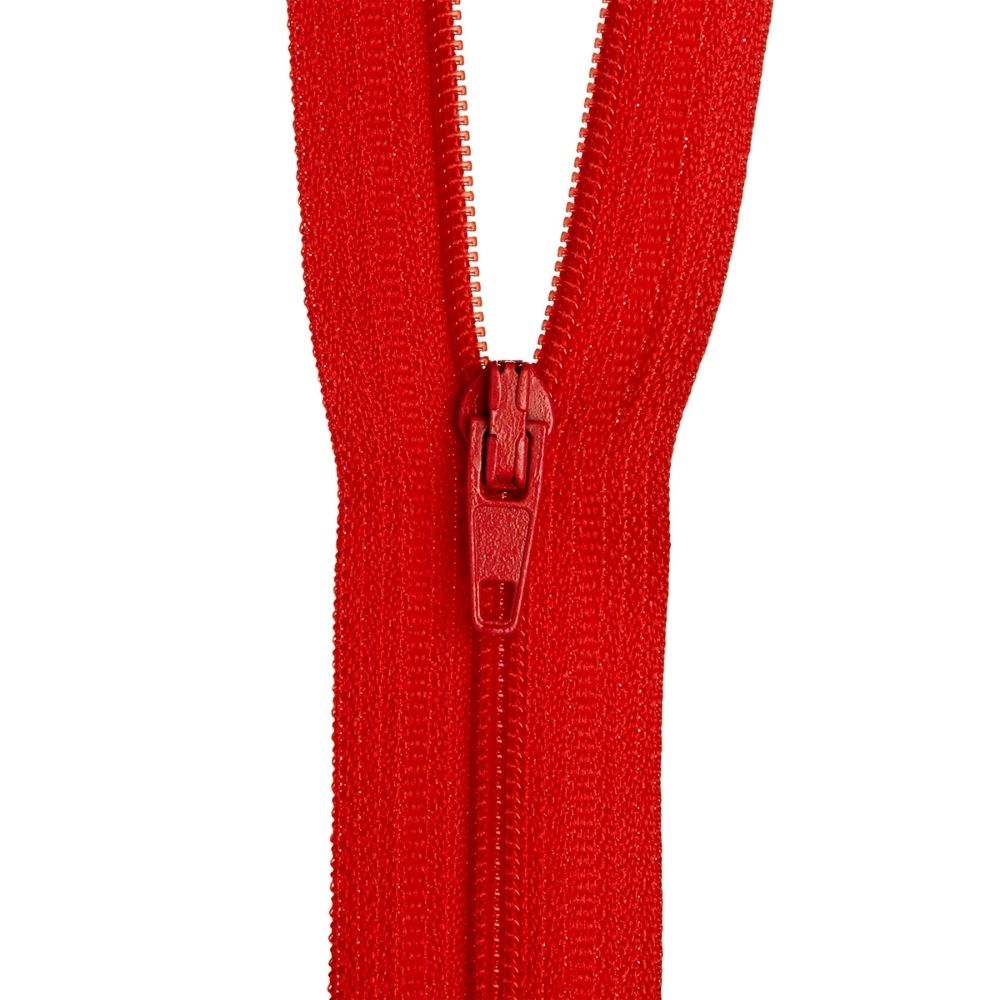 atom red zip for dresses and crafts