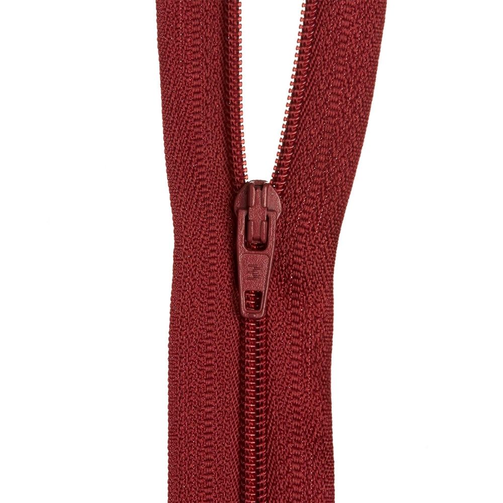 bordeaux zipper for dresses and crafts