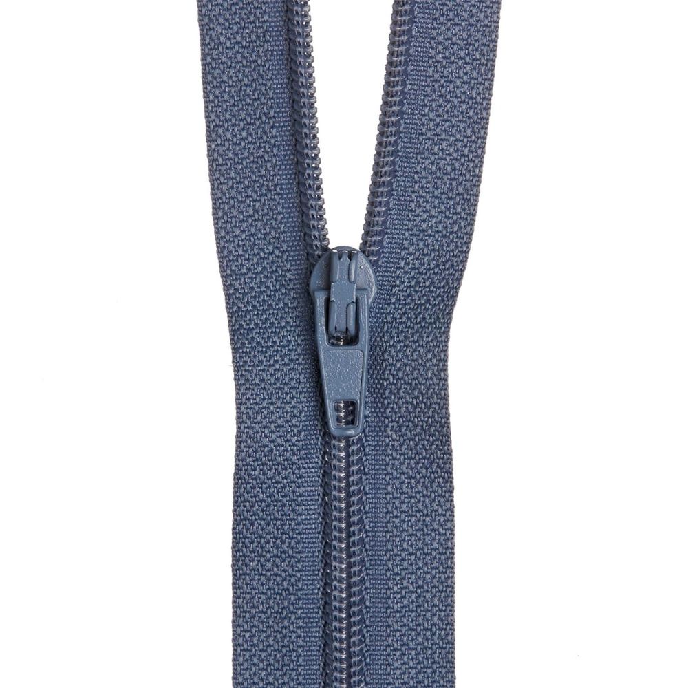 dusty blue zipper for dresses and crafts
