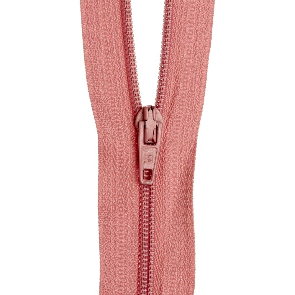 dusty pink zip for dresses and crafts