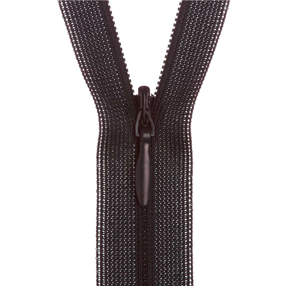 dark navy invisible zipper for sewing and crafts