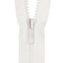white heavy duty zipper for jacket
