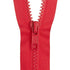 red zipper heavy duty for jackets