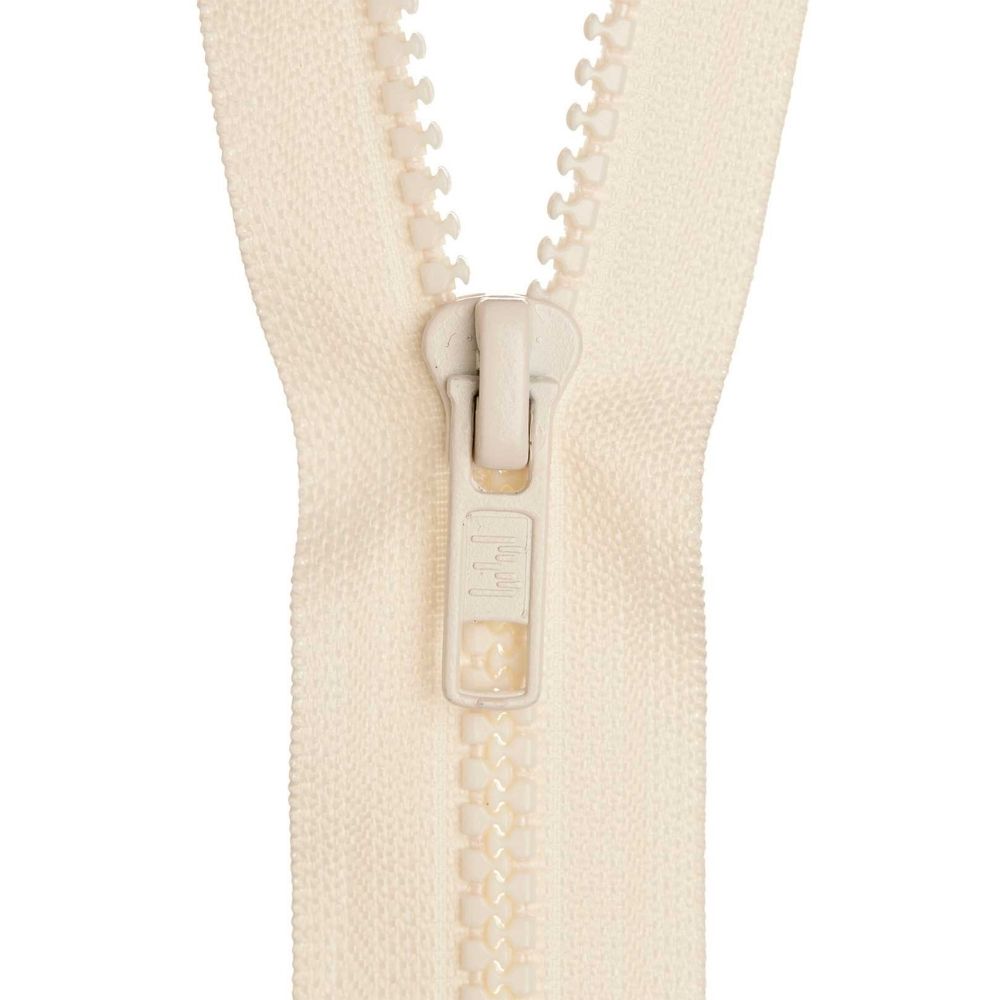 off white zipper open ended for sewing