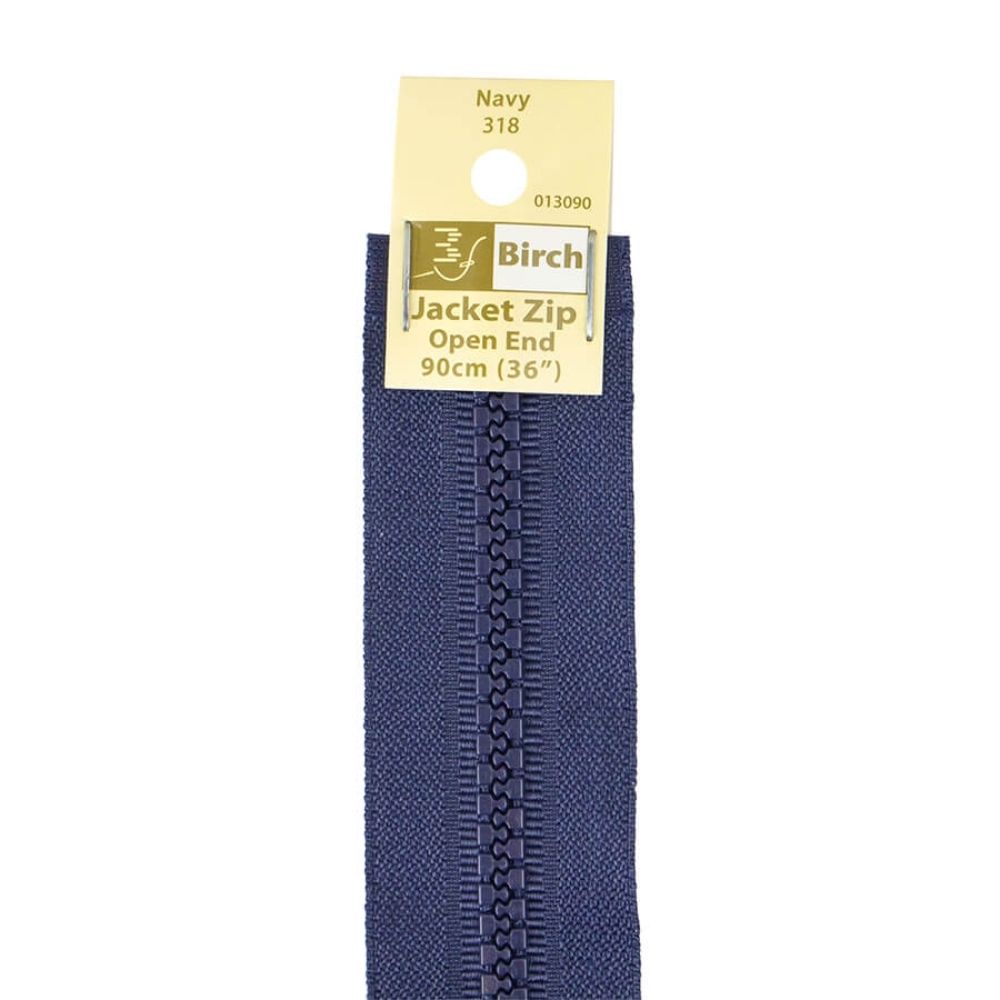 navy heavy duty jacket zip