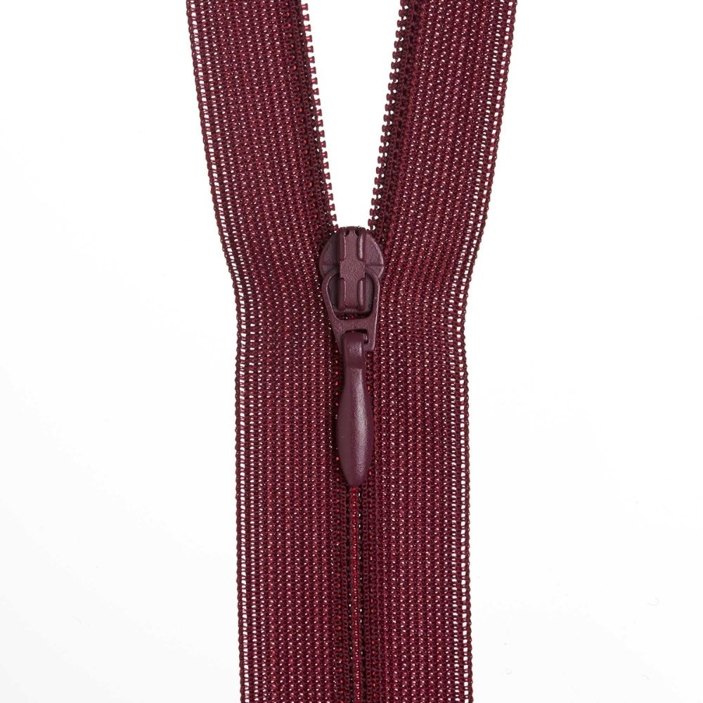 wine polyester light weight zipper 