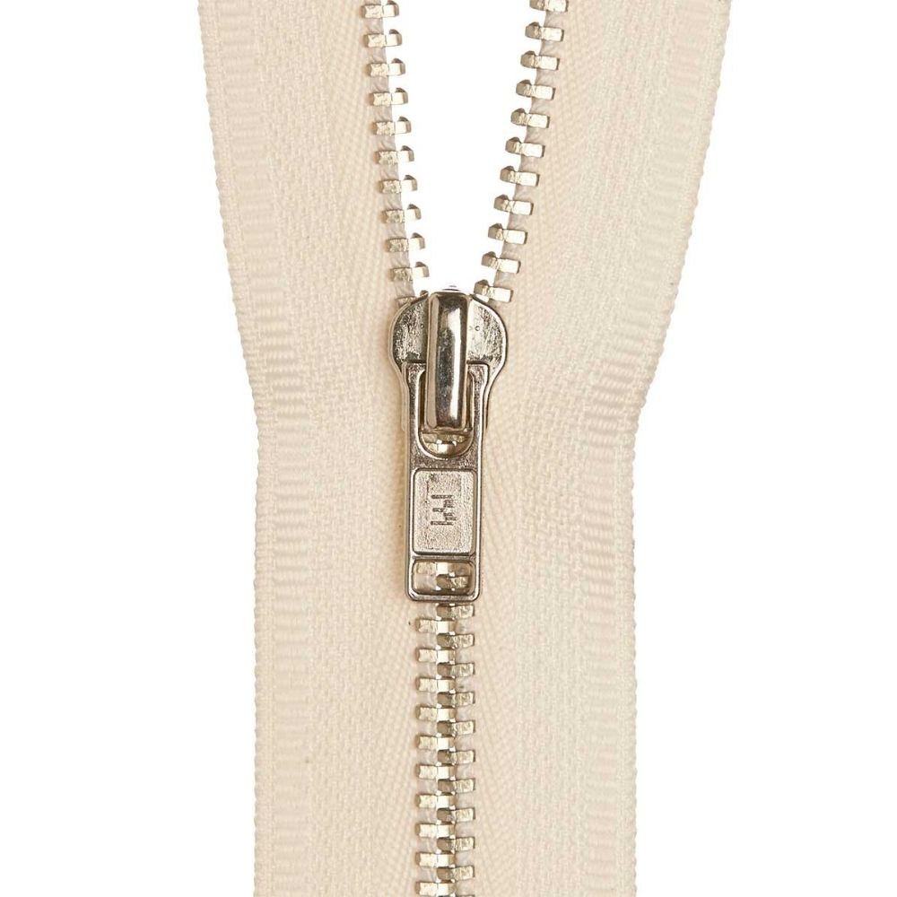 off white zippers for crafts and sewing