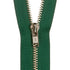 bottle green zippers for sewing and crafts