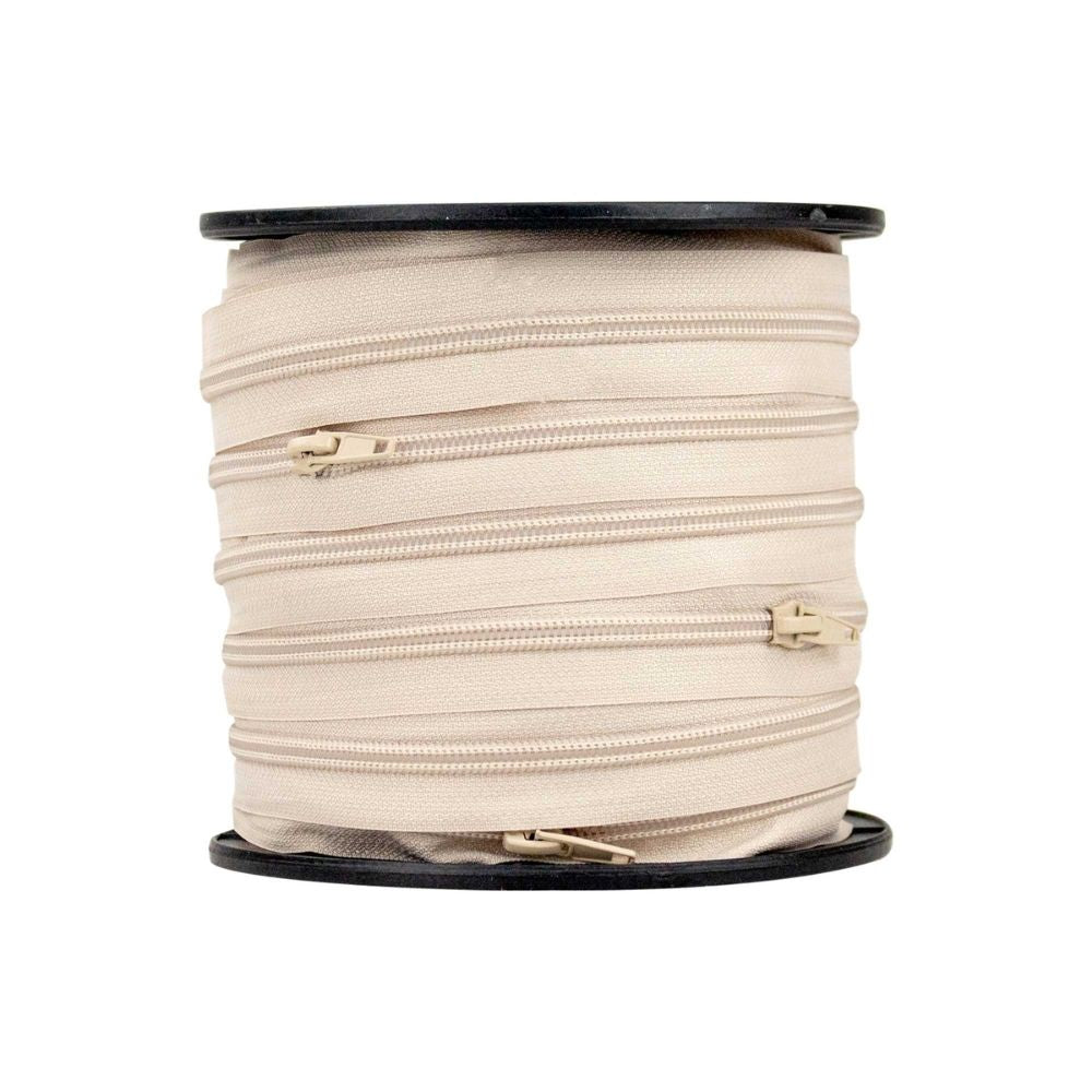 natural continuous zipper slider chain