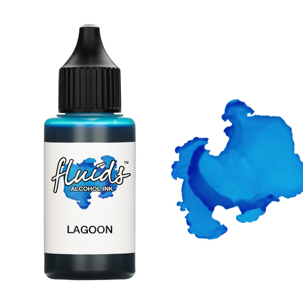 fluids alcohol ink lagoon