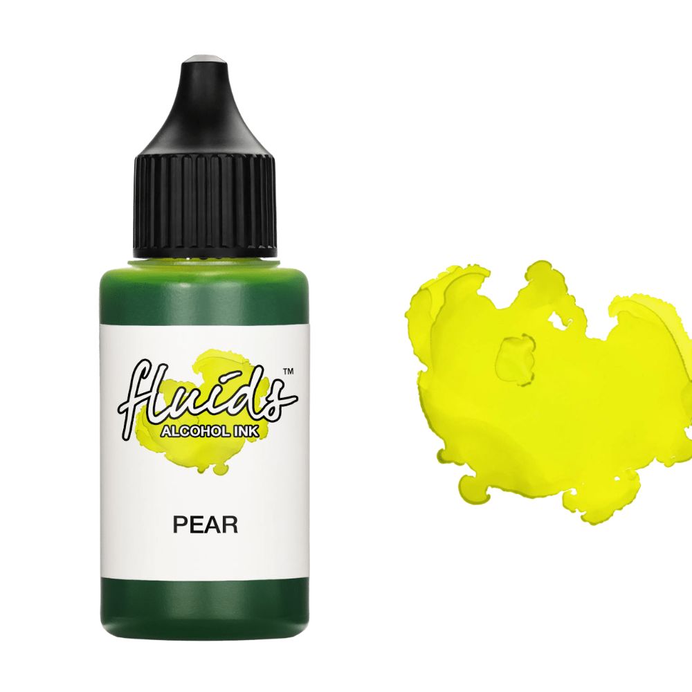 fluids alcohol ink pear