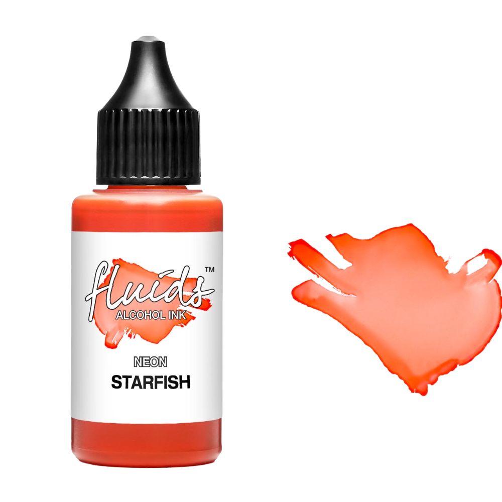 fluids alcohol ink starfish