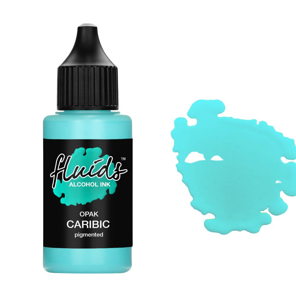 Octopus Alcohol Ink Octopus Fluids Pastel Alcohol Ink 30ml - CARIBIC Blue – Homes N Living