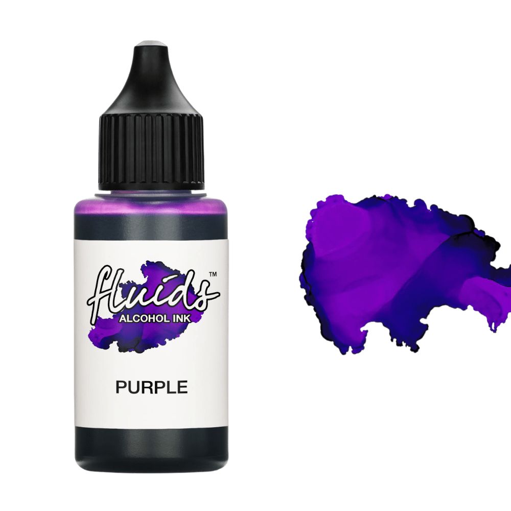 fluids alcohol ink purple