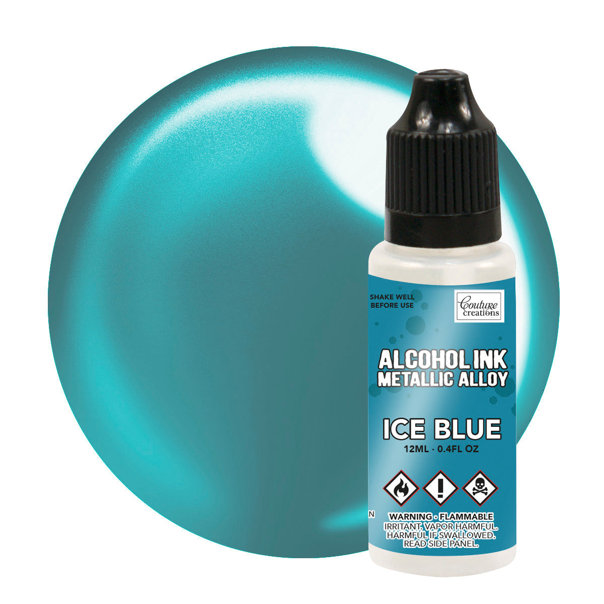 Couture Creations Alcohol Ink Metallic Alloy-Ice Blue