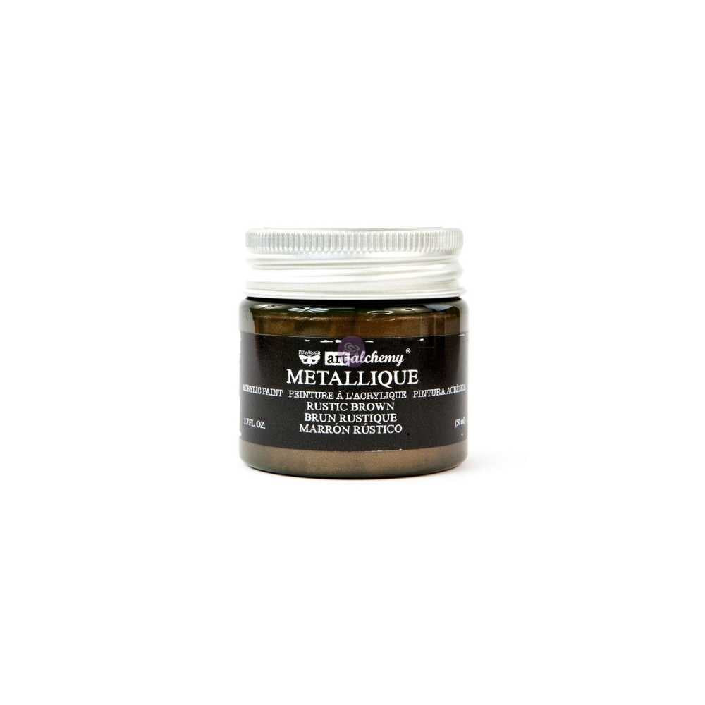 art alchemy metallic rustic brown acrylic paint 