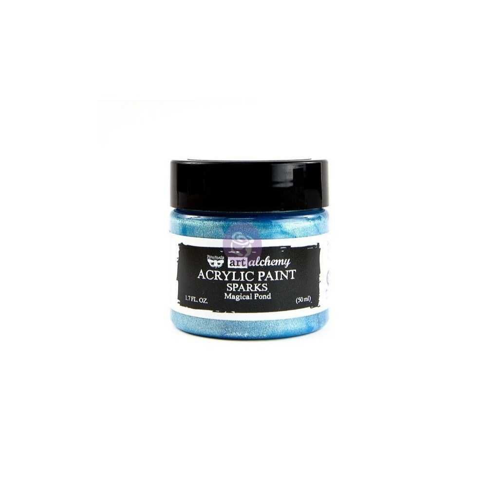 finnabair shimmer acrylic paint blue