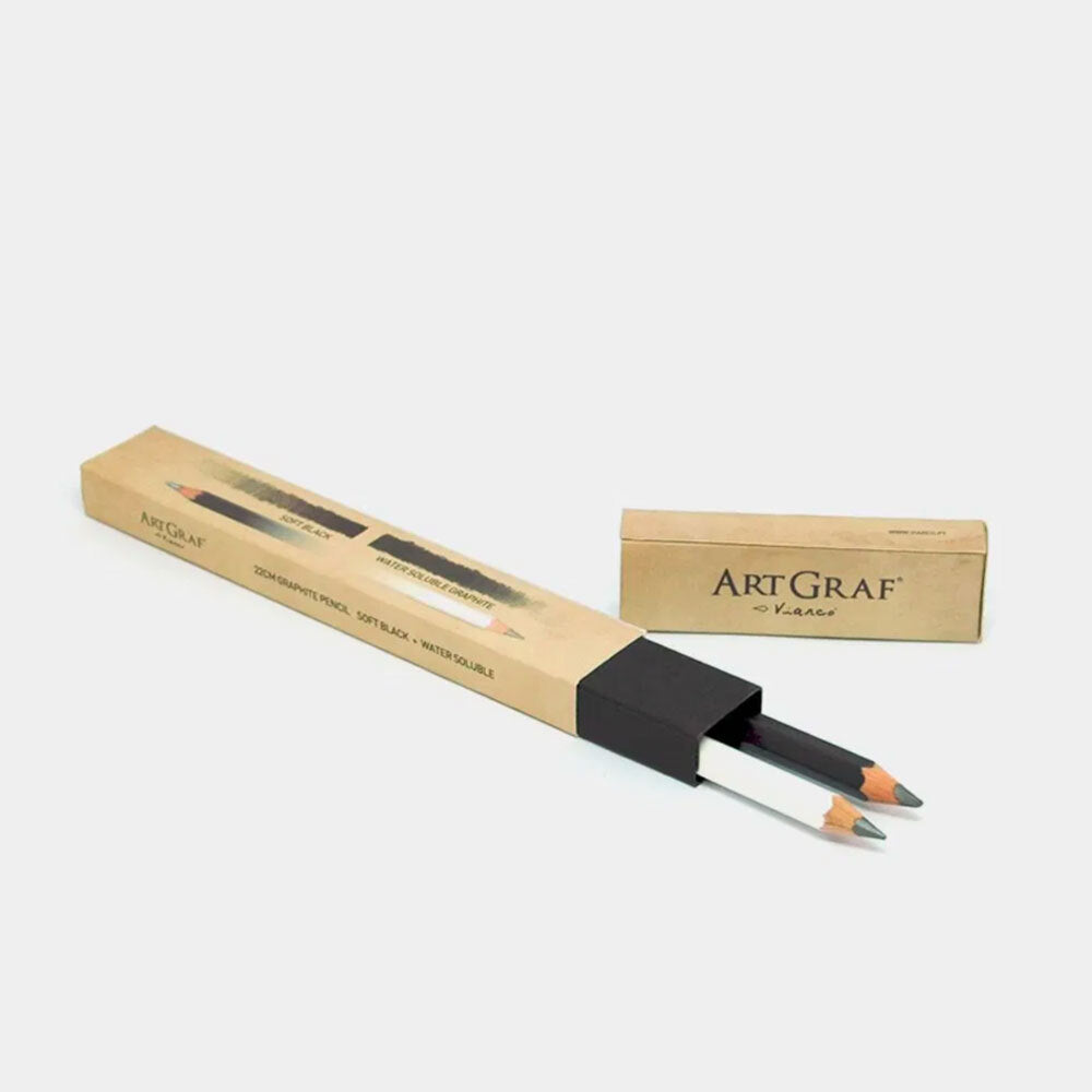 Art Graf Soft Black and White Pencil Set - Limited Edition